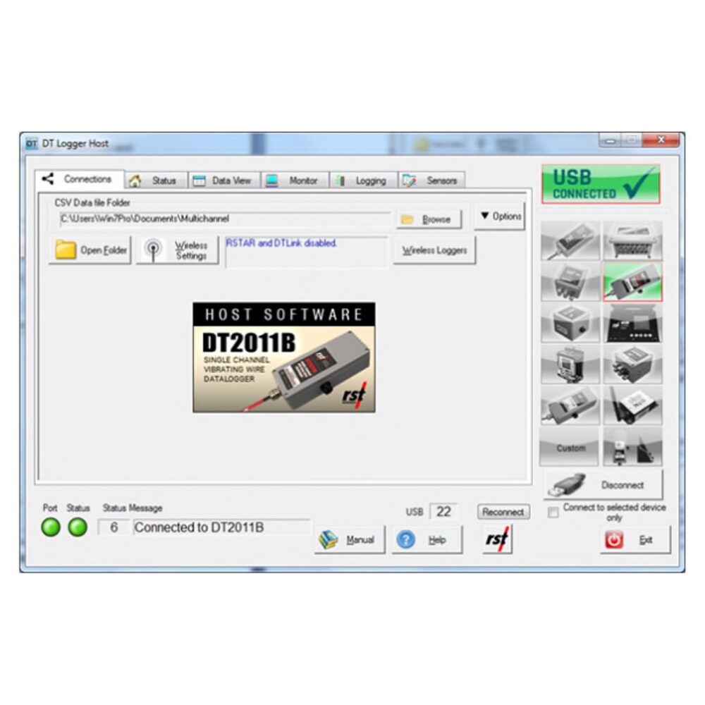 DT Logger Host Software